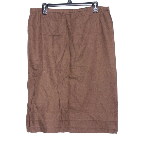 Vintage Shanna Brown Skirt Set  Size Large. - Picture 6 of 6